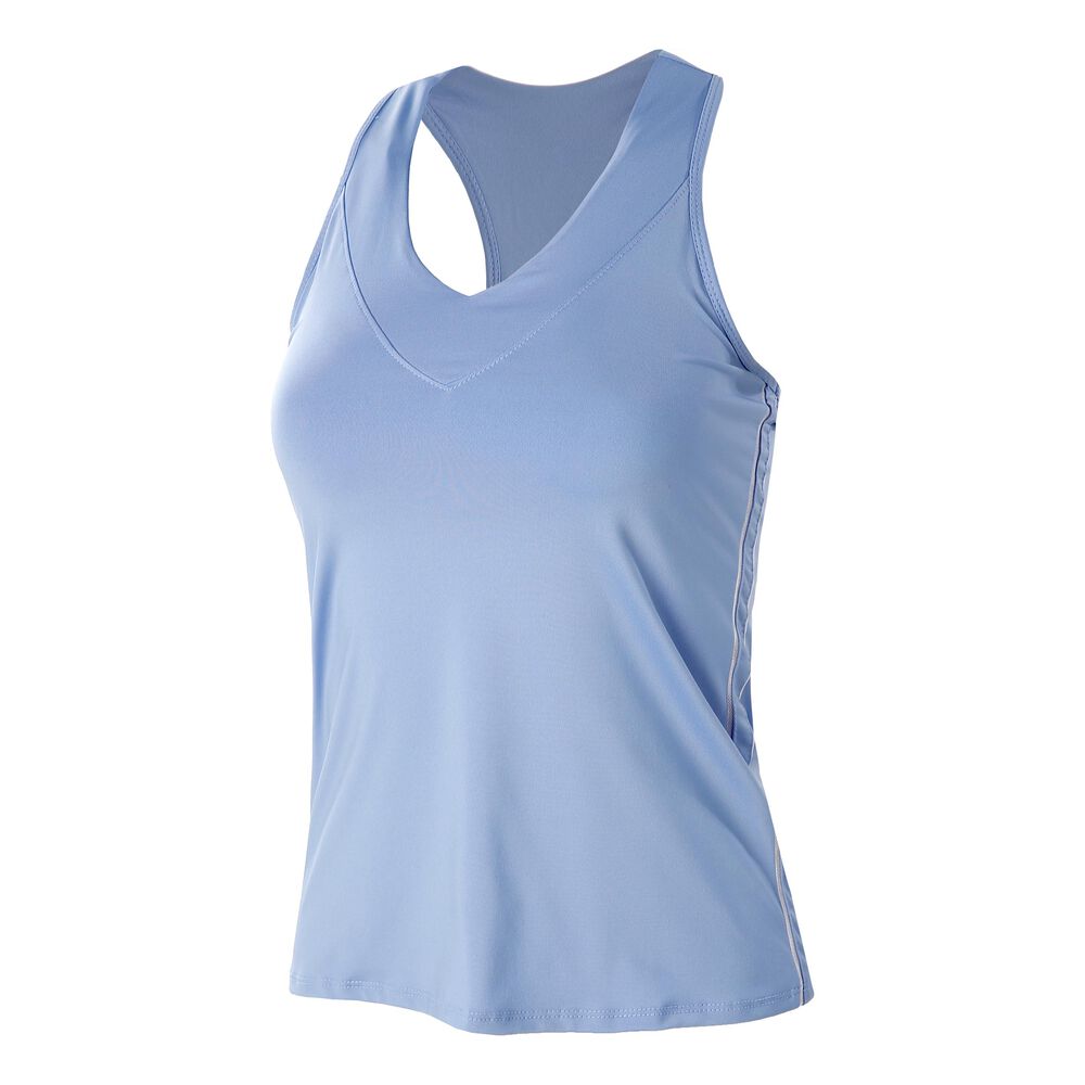 Lucky in Love V-Neck Débardeur Tank Top Femmes - Bleu Clair