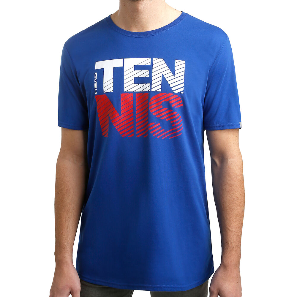 HEAD Club Christ T-shirt Hommes - Bleu , Blanc