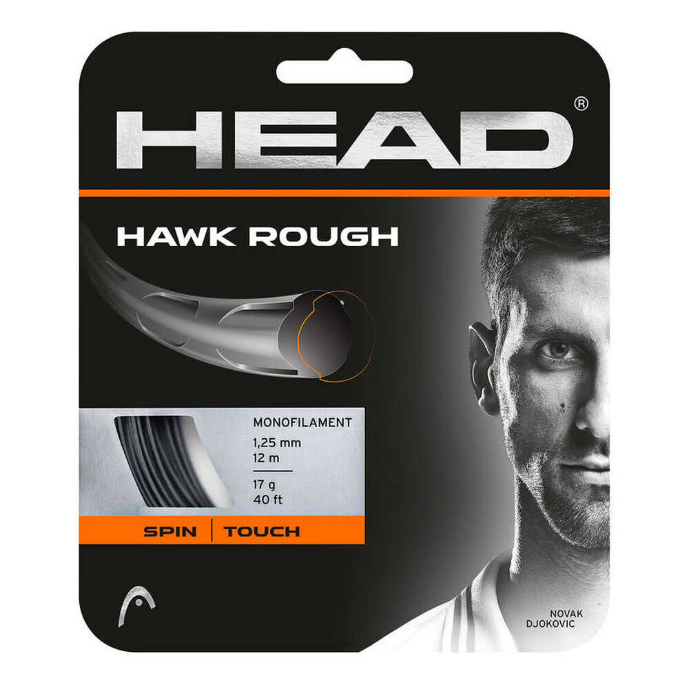 HEAD Hawk Rough Cordage En Garniture 12m - Anthracite