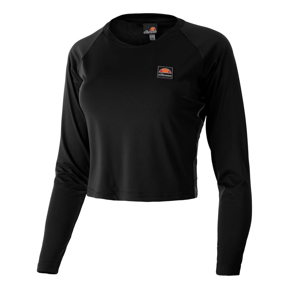 Ellesse Merilo LS Crop Haut Manches Longues Femmes - Noir , Multicouleur
