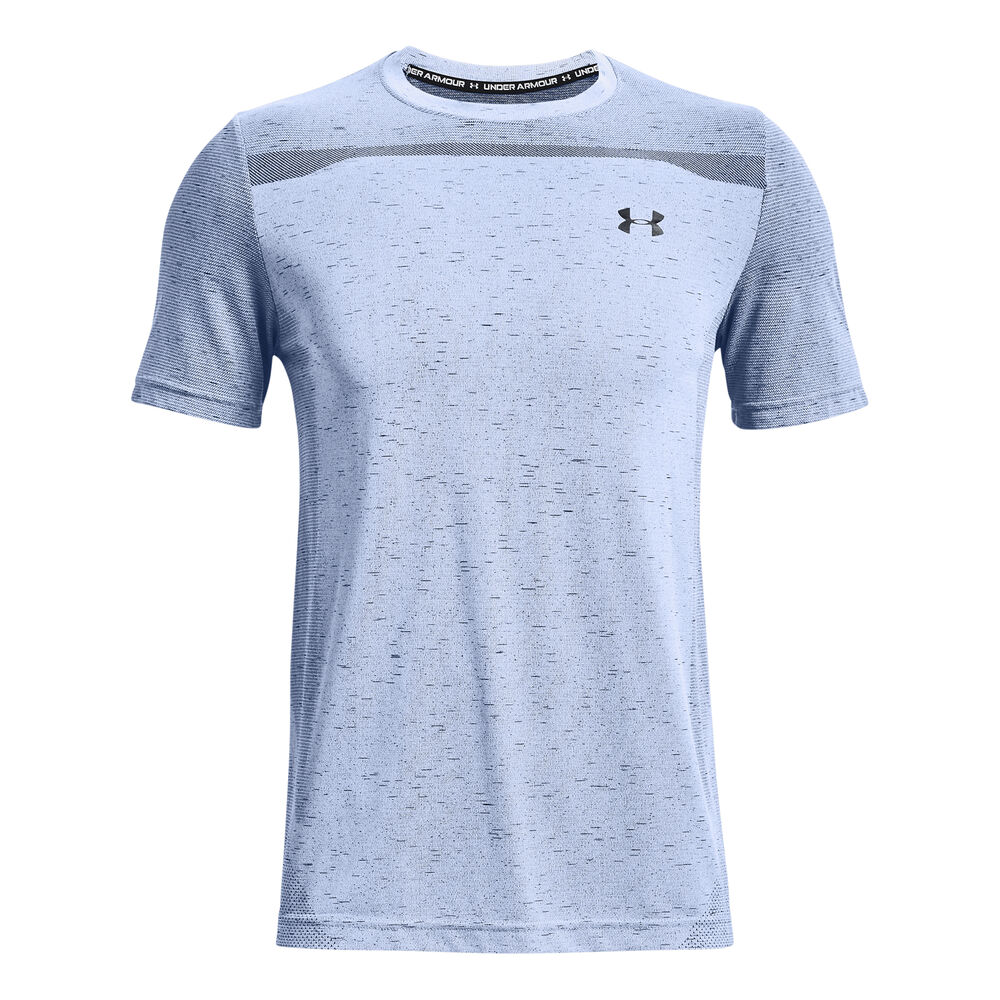 Under Armour Seamless T-shirt Hommes - Bleu , Noir