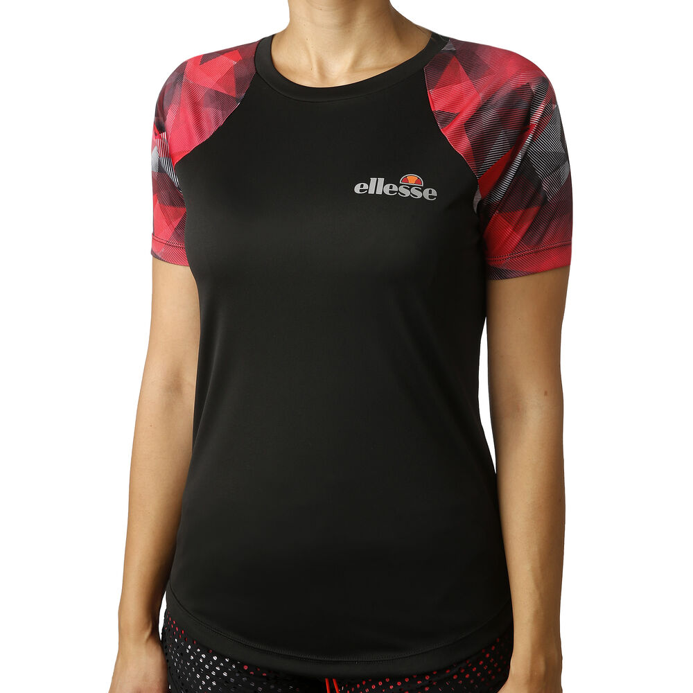 Ellesse Picanto T-shirt Femmes - Noir , Rouge