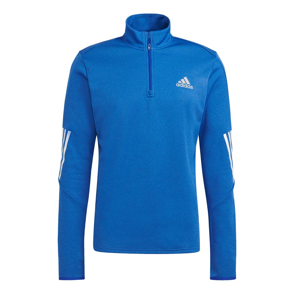 adidas Haut Manches Longues Hommes - Bleu , Blanc