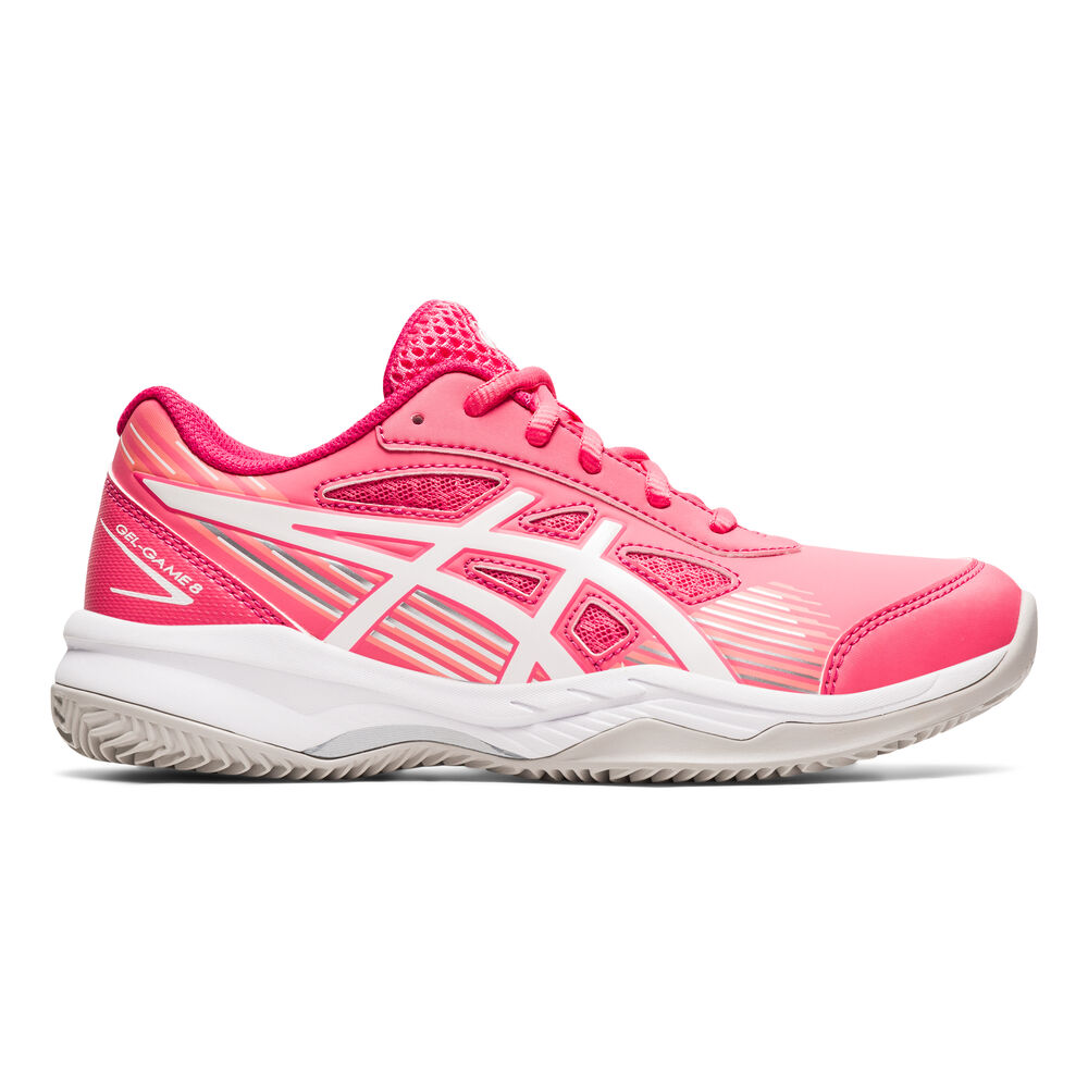 Asics Gel-Game 8 GS Clay Chaussure Terre Battue Enfants - Pink , Blanc