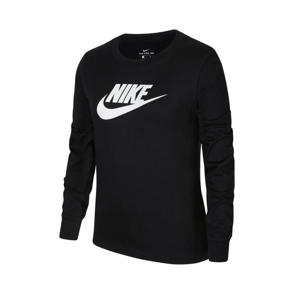 Nike Sportswear Basic Futura Haut Manches Longues Filles - Noir , Blanc