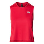 Vêtements The North Face The North Face Sunriser Maillot De Course Femmes-Rouge