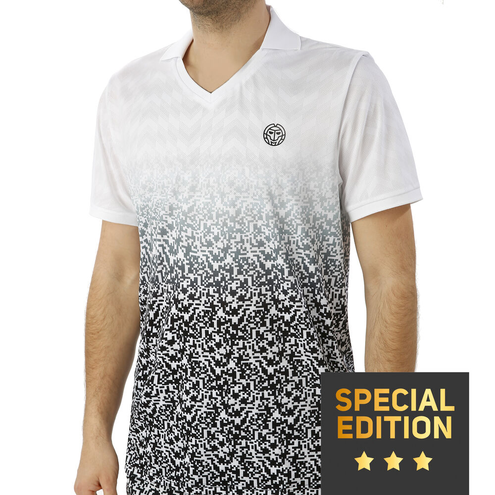 BIDI BADU Tano Tech Polo Edition Spéciale Hommes - Blanc , Noir