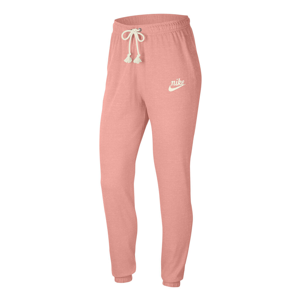 Nike Sportswear Gym Vintage Pantalon Survêtement Femmes - Corail , Blanc