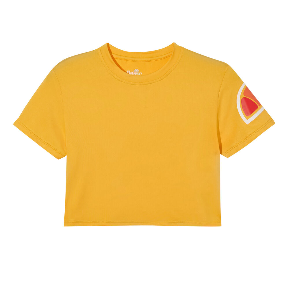 Ellesse Hepburn Crop T-shirt Femmes - Jaune Doré, Multicouleur