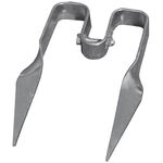 Équipement court de tennis Tegra Tegra Ancrage Au Sol-Argent