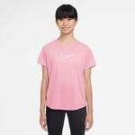 Vêtements Nike Nike Dri-Fit One T-shirt Filles-Rosé, Blanc