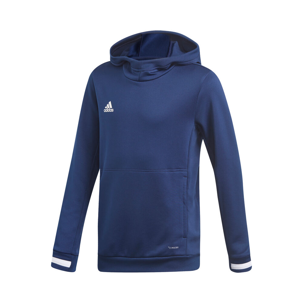 adidas T19 Sweat à Capuche Enfants - Bleu Foncé , Blanc