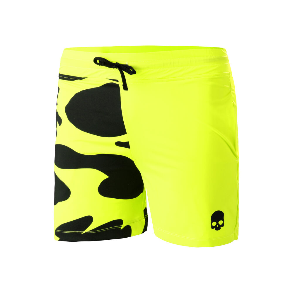 Hydrogen Tech Camo Shorts Hommes - Jaunes Fluo , Noir