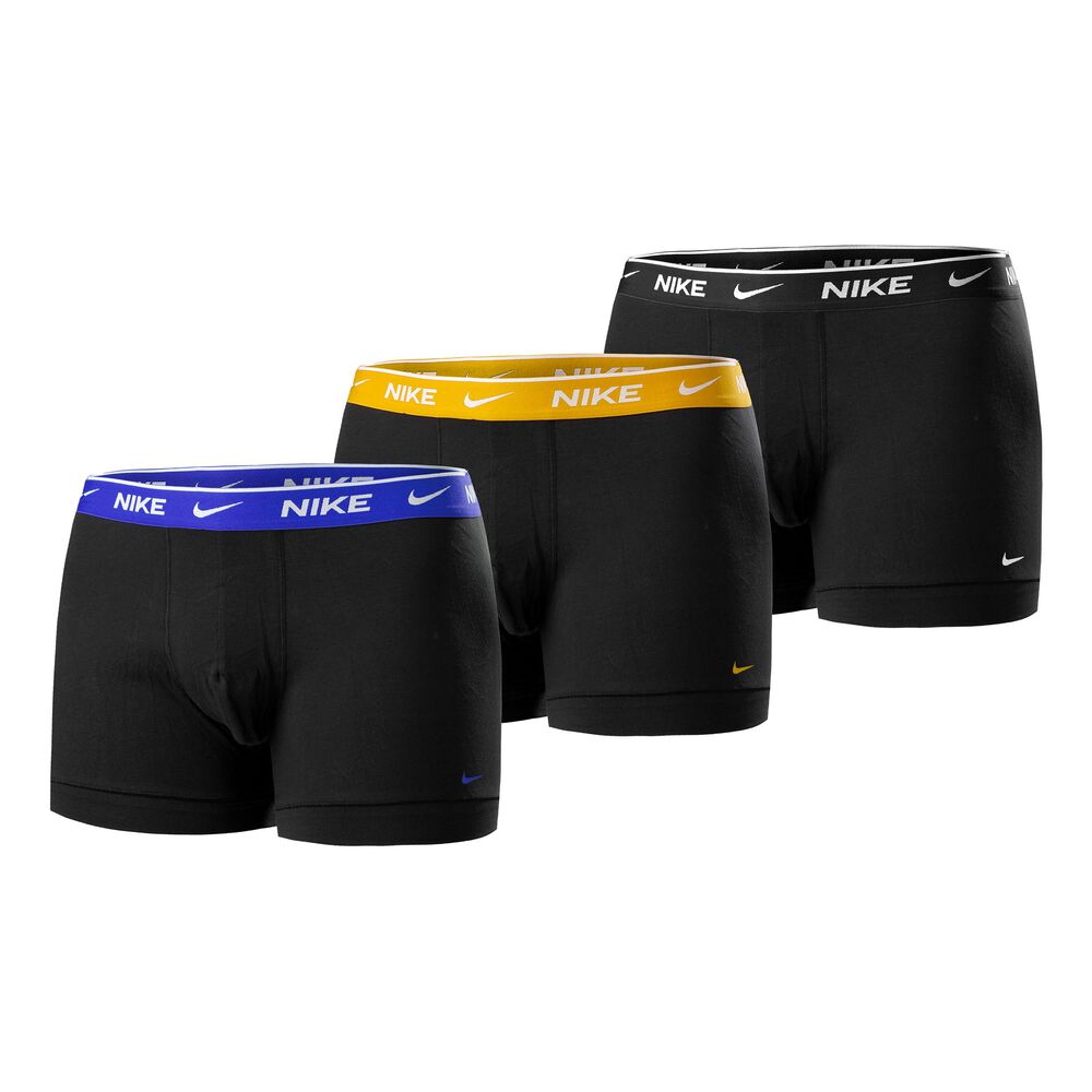 Nike E-Day Cotton Stretch Caleçon Pack De 3 Hommes - Noir , Multicouleur