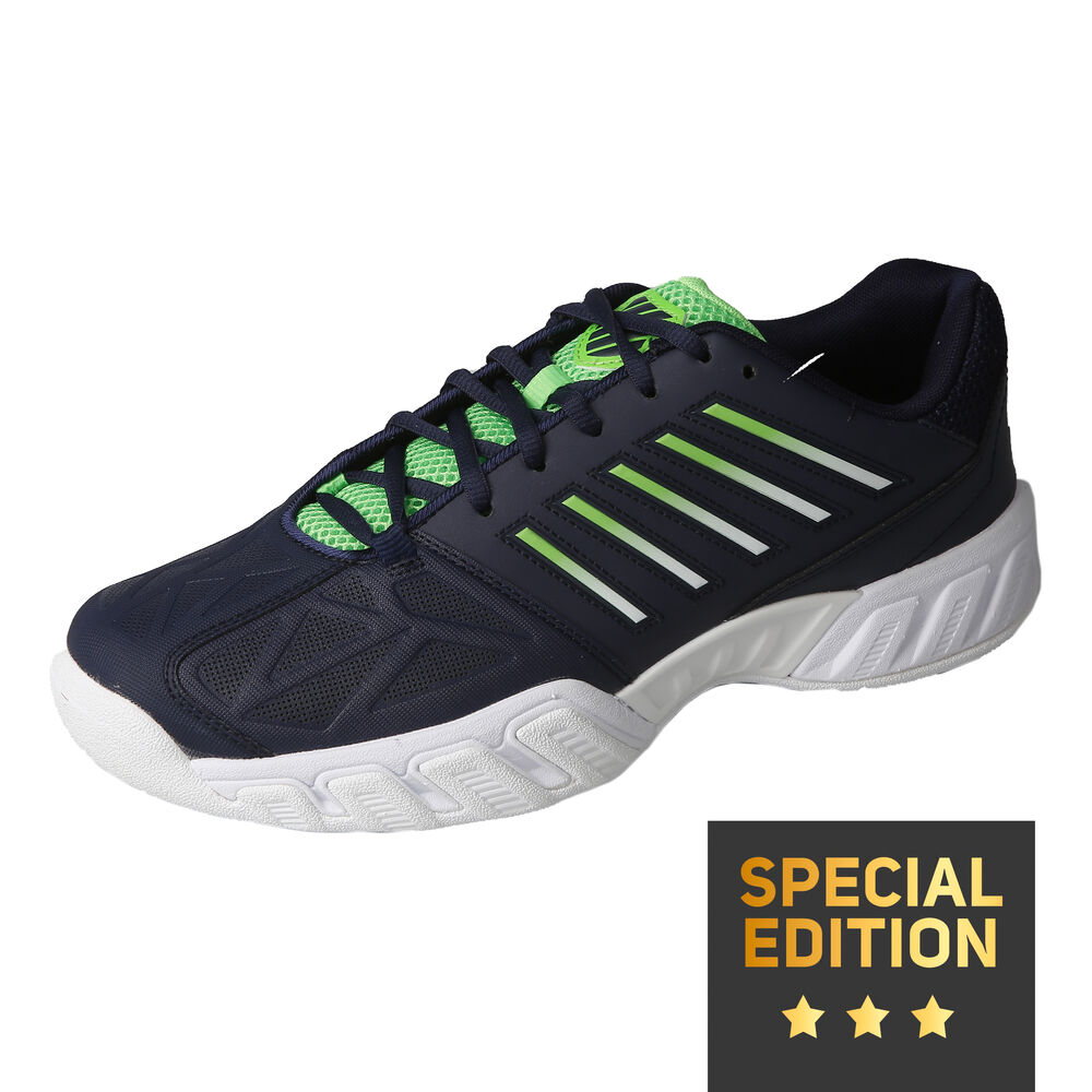 K-Swiss Big-Shot Light 3 Carpet Chaussure Moquette Edition Spéciale Hommes - Bleu Foncé , Vert Fluo