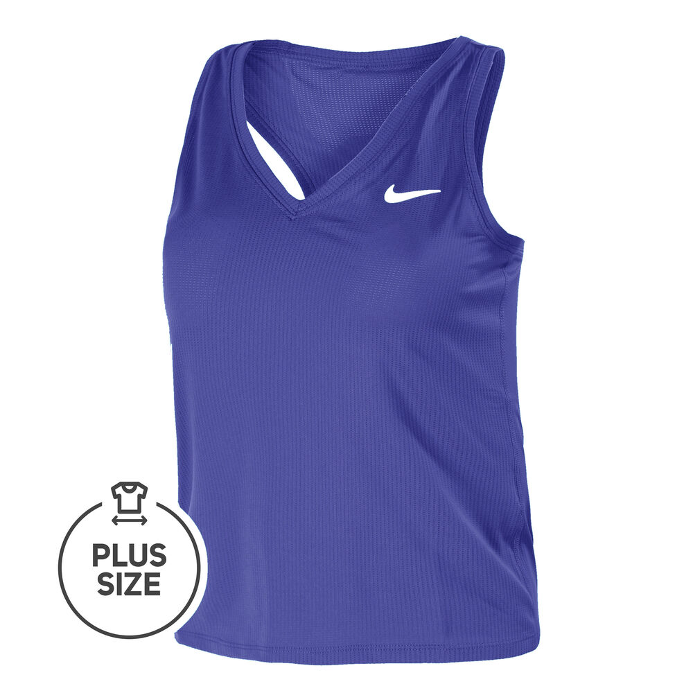 Nike Dri-Fit Victory Plus Size Débardeur Tank Top Femmes - Violet , Blanc