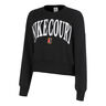 Court Phoenix Fleece Crew Heritage Sweat-shirt Femmes-Noir,Noir