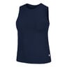 Ace Pocket Ribbed Tank Top D&eacute;bardeur tank top Femmes - bleu fonc&eacute;