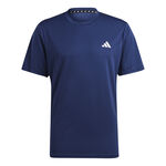V&ecirc;tements adidas adidas Essentials Training T-shirt Hommes-Bleu Fonc&eacute;