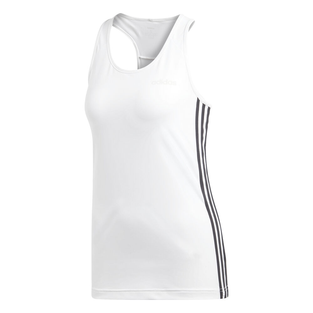 adidas Designed To Move 3-Stripes Débardeur Tank Top Femmes - Blanc , Noir