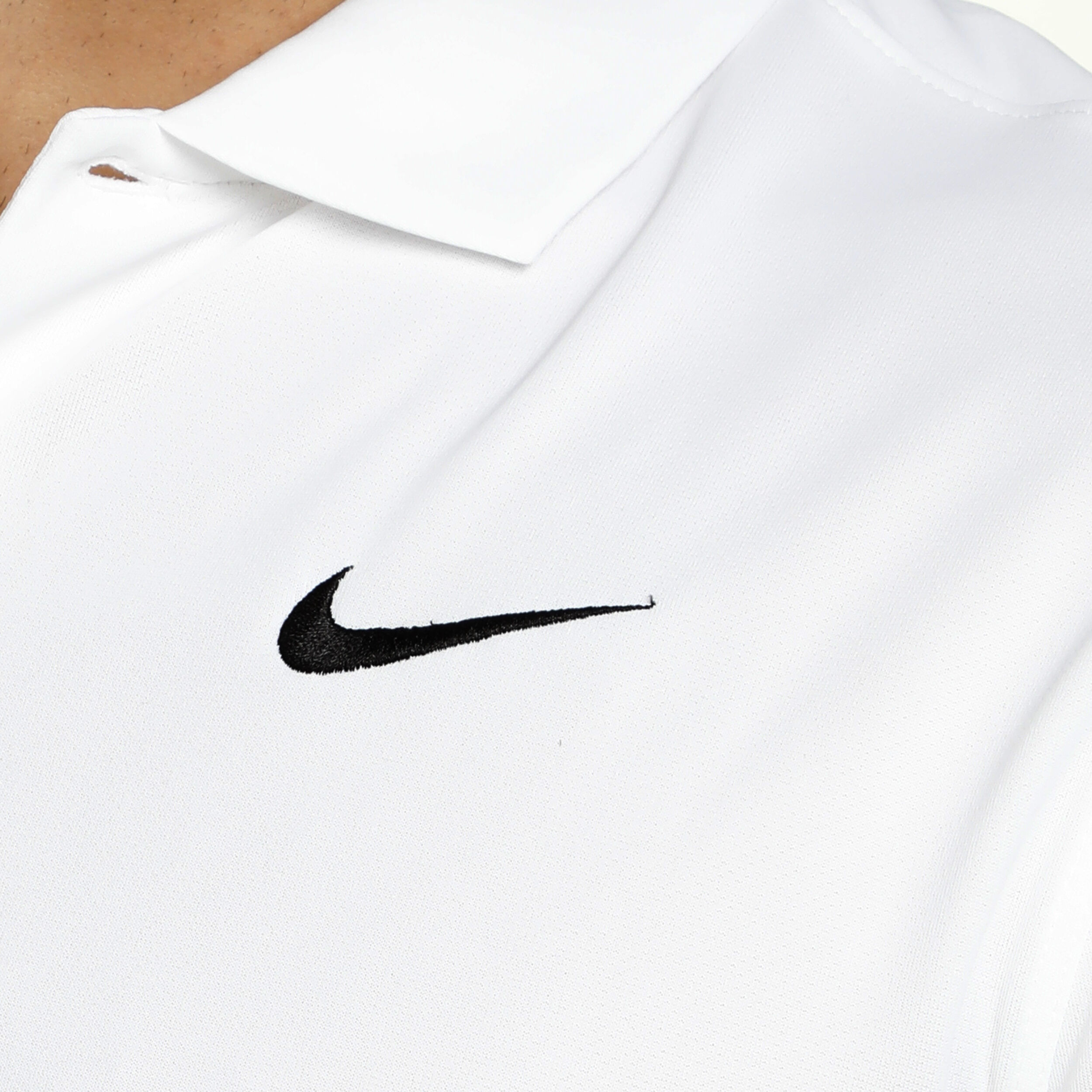 Buy Nike Dri Fit Solid Polo Hommes Blanc online Tennis Point FR