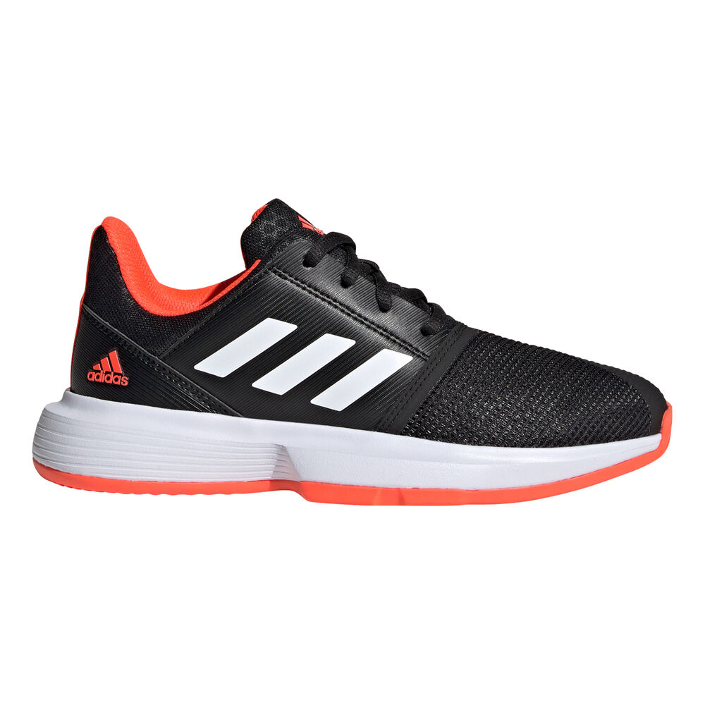 adidas CourtJam XJ Chaussures Toutes Surfaces Enfants - Noir , Blanc