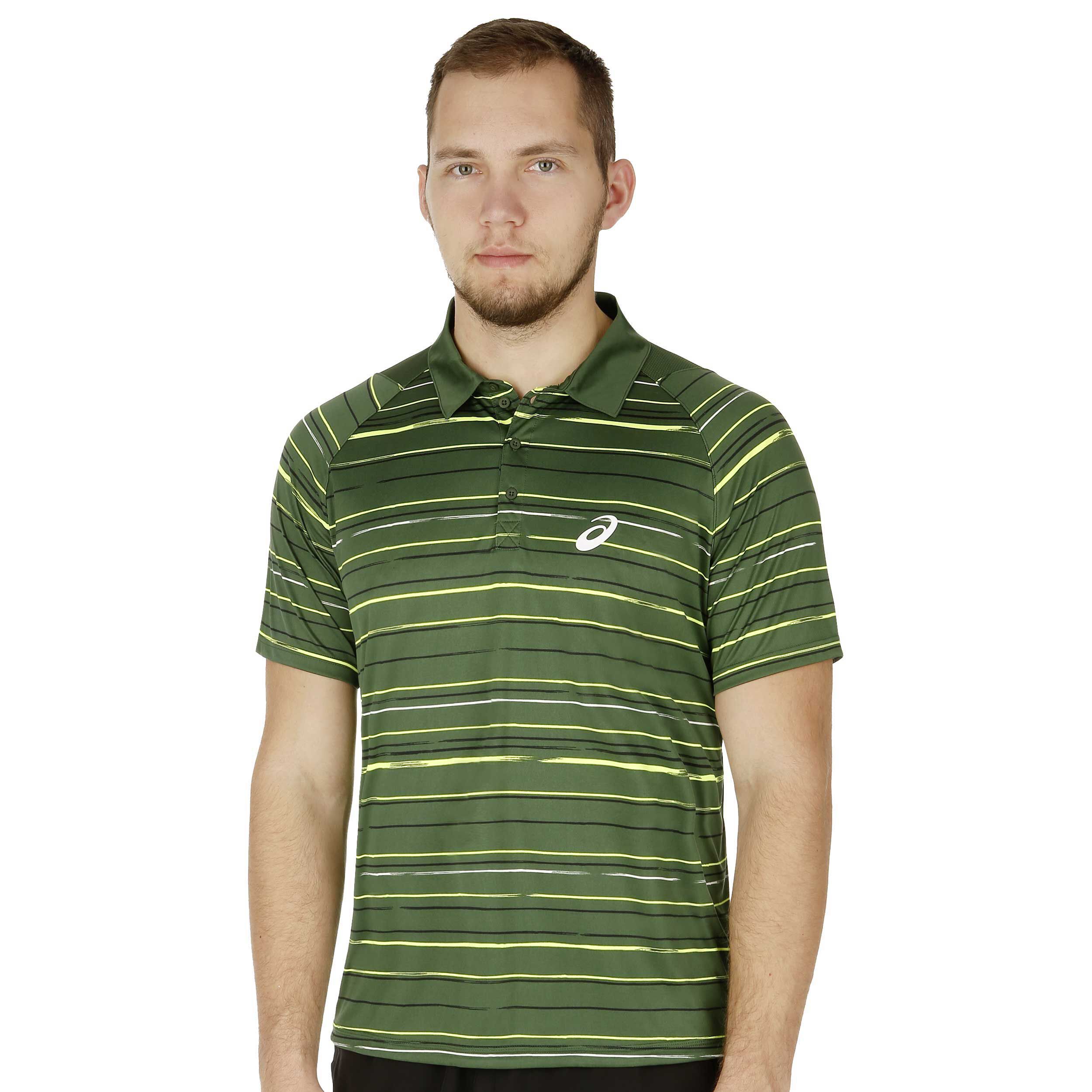 Polo asics verte clearance