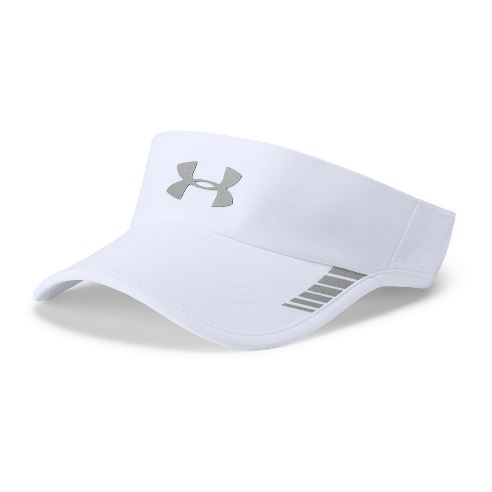 Under Armour Launch AV Visière - Blanc , Argent