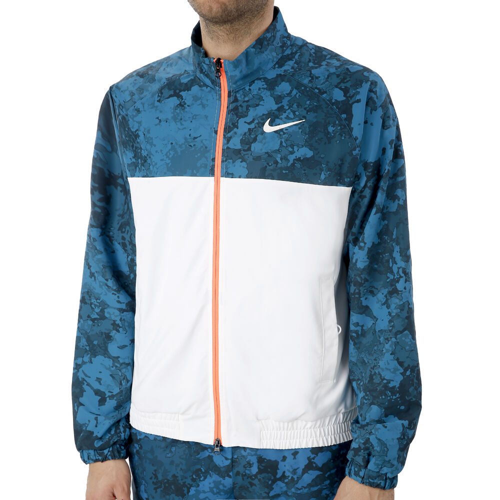 Nike Court MB Veste De Survêtement Hommes - Bleu , Blanc