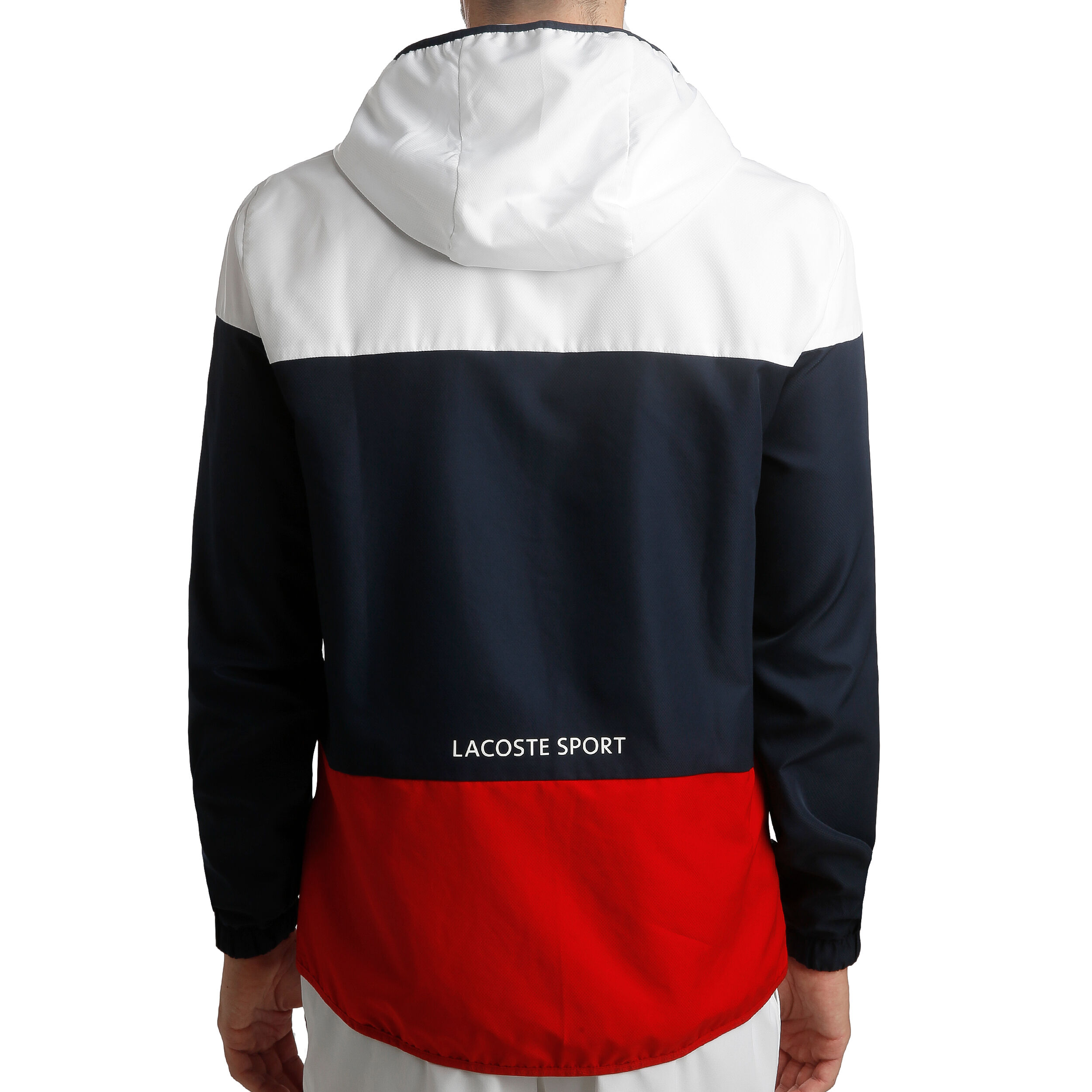 Veste lacoste clearance rouge et bleu