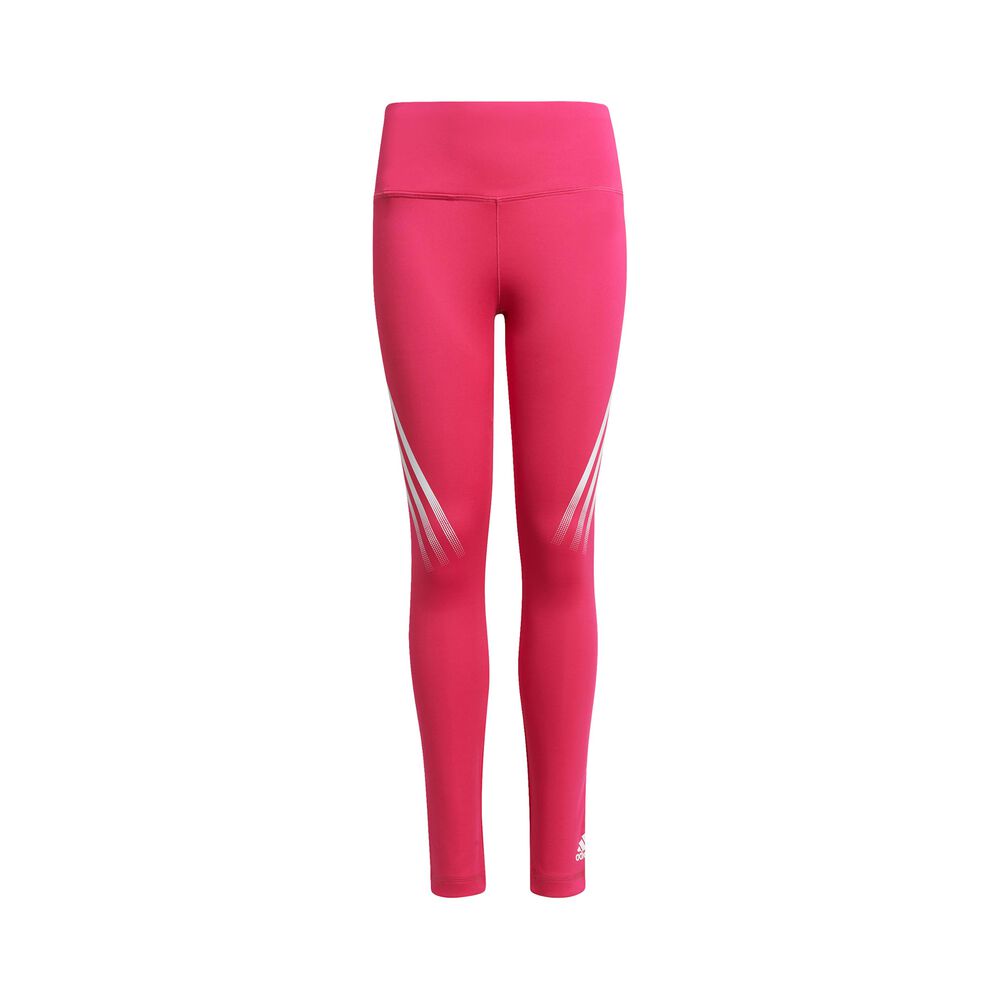 adidas BTHIS 3-Stripes Collant Tight Filles - Pink , Blanc