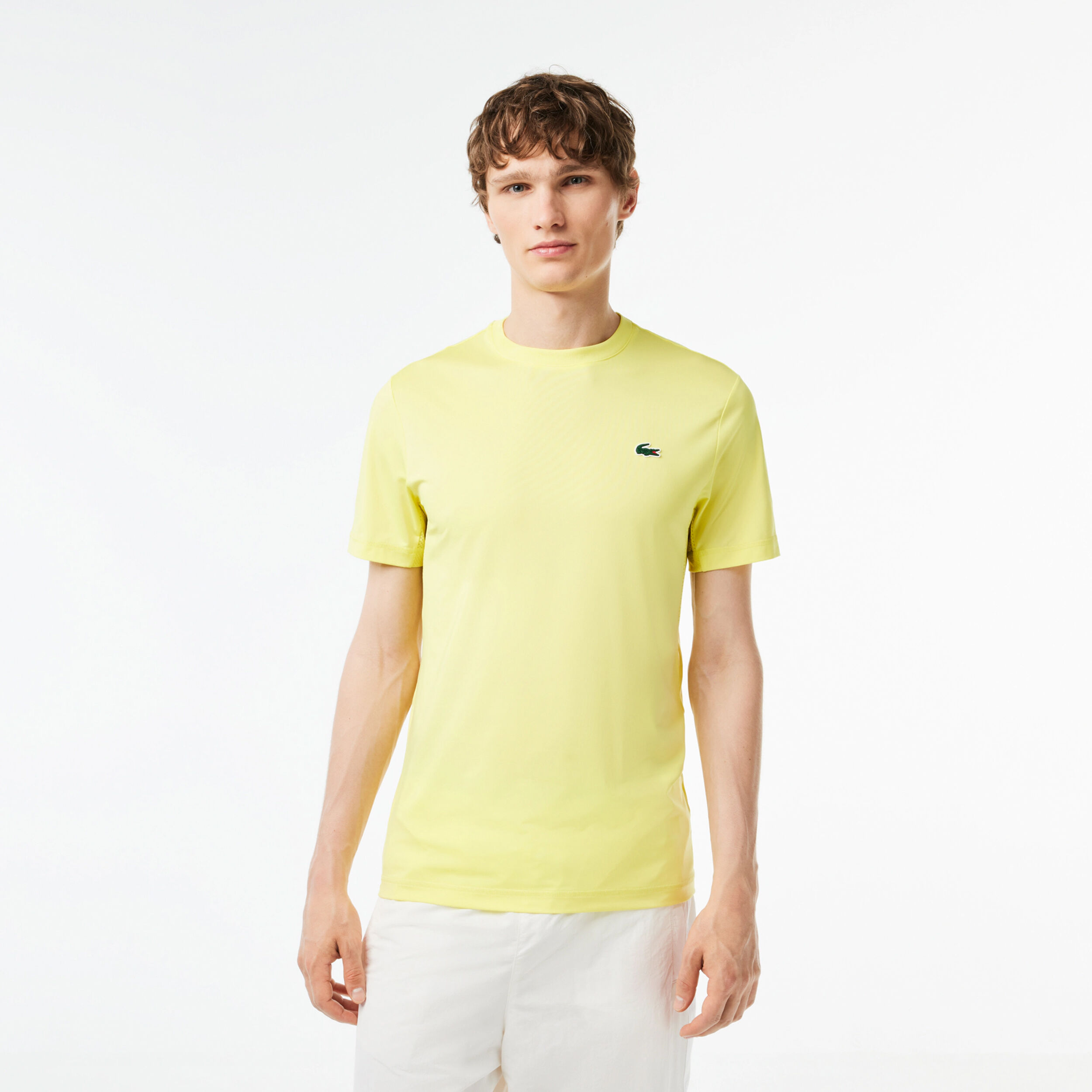Buy Lacoste Active T shirt Hommes Jaune online Tennis Point FR