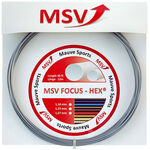 MSV MSV Focus-HEX Cordage En Garniture 12m-Argent