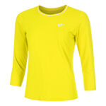 V&ecirc;tements Racket Roots Racket Roots Teamline Haut Manches Longues Femmes-Jaune