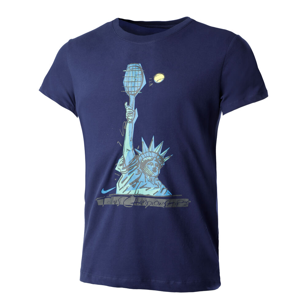 Nike Dri-Fit NYC Liberty T-shirt Hommes - Bleu , Turquoise