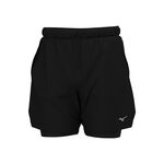 Vêtements Mizuno Mizuno Core 2in1 7.5inch Short de running Hommes - noir, 