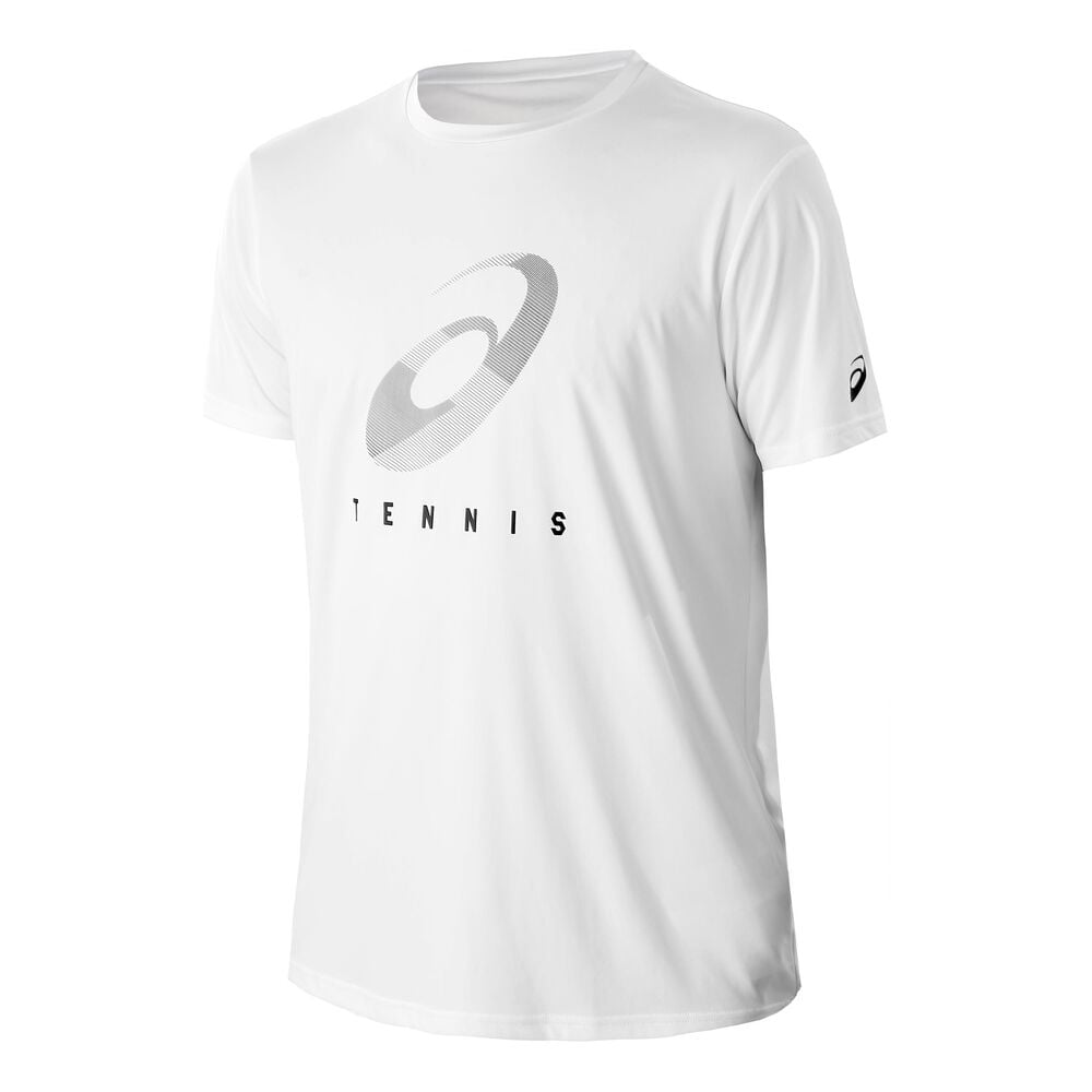 Asics Spiral T-shirt Hommes - Blanc , Gris