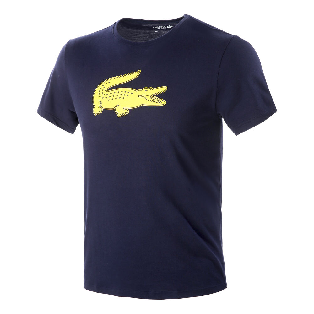 Lacoste T-shirt Hommes - Bleu Foncé , Jaune