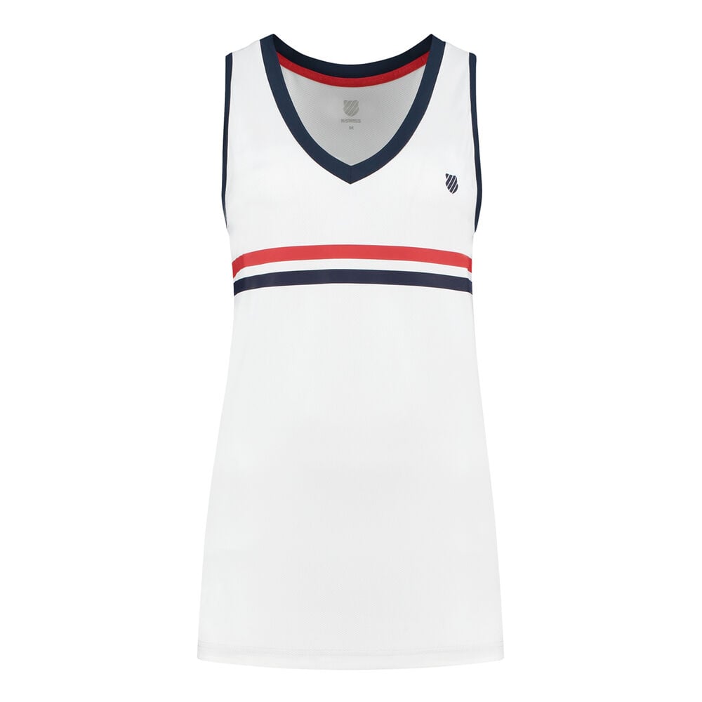 K-Swiss Heritage Sport Débardeur Tank Top Femmes - Blanc , Rouge
