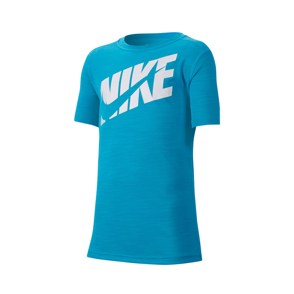 Nike Dri-Fit T-shirt Garçons - Turquoise , Blanc