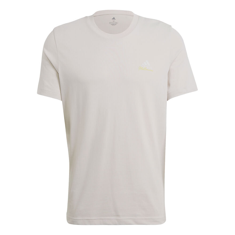 adidas AO T-shirt Hommes - Crème , Jaune
