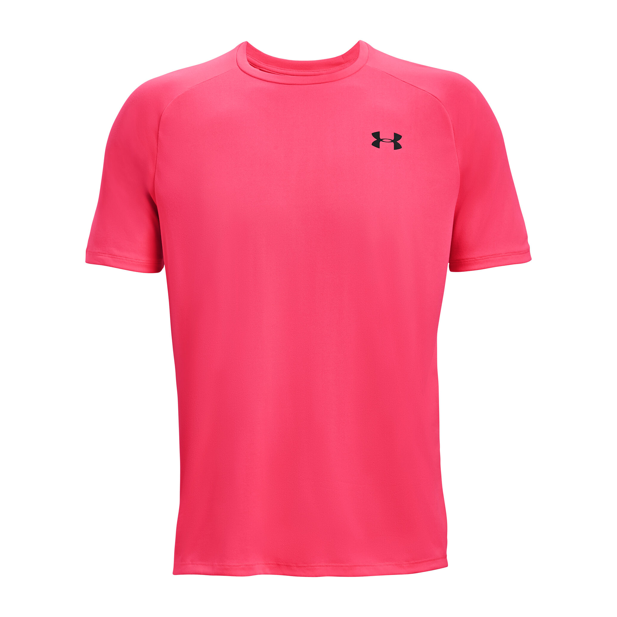 Hot pink under armour shirt discount