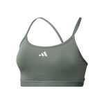Vêtements adidas adidas Aeroreact 3Stripes Soutien-gorge Sport Femmes-Sauge