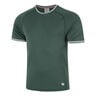 Court Performance Crew T-shirt Hommes-Vert Fonc&eacute;