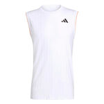 adidas adidas Pro D&eacute;bardeur tank top Hommes-blanc