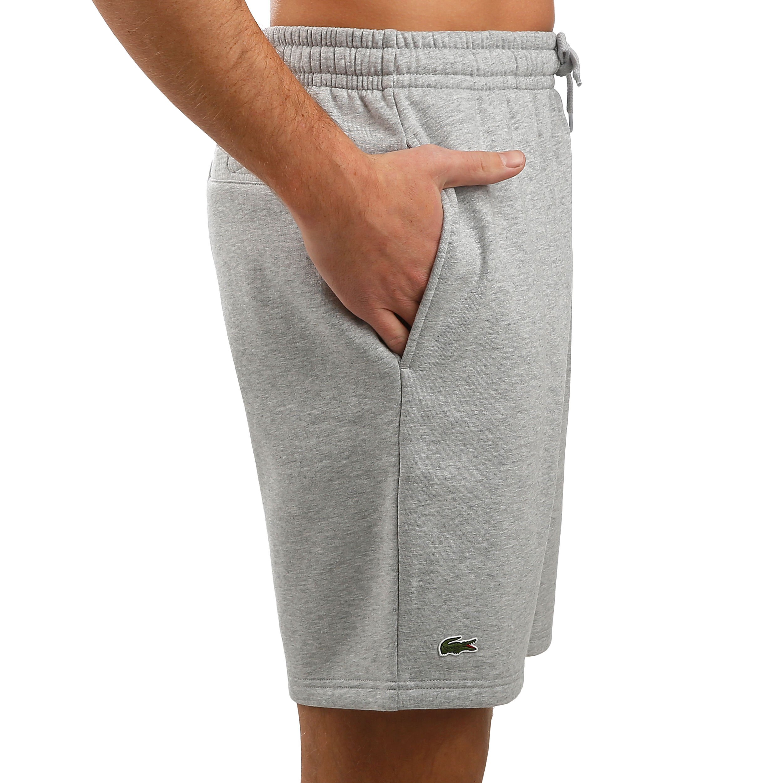 Mens grey lacoste shorts discount