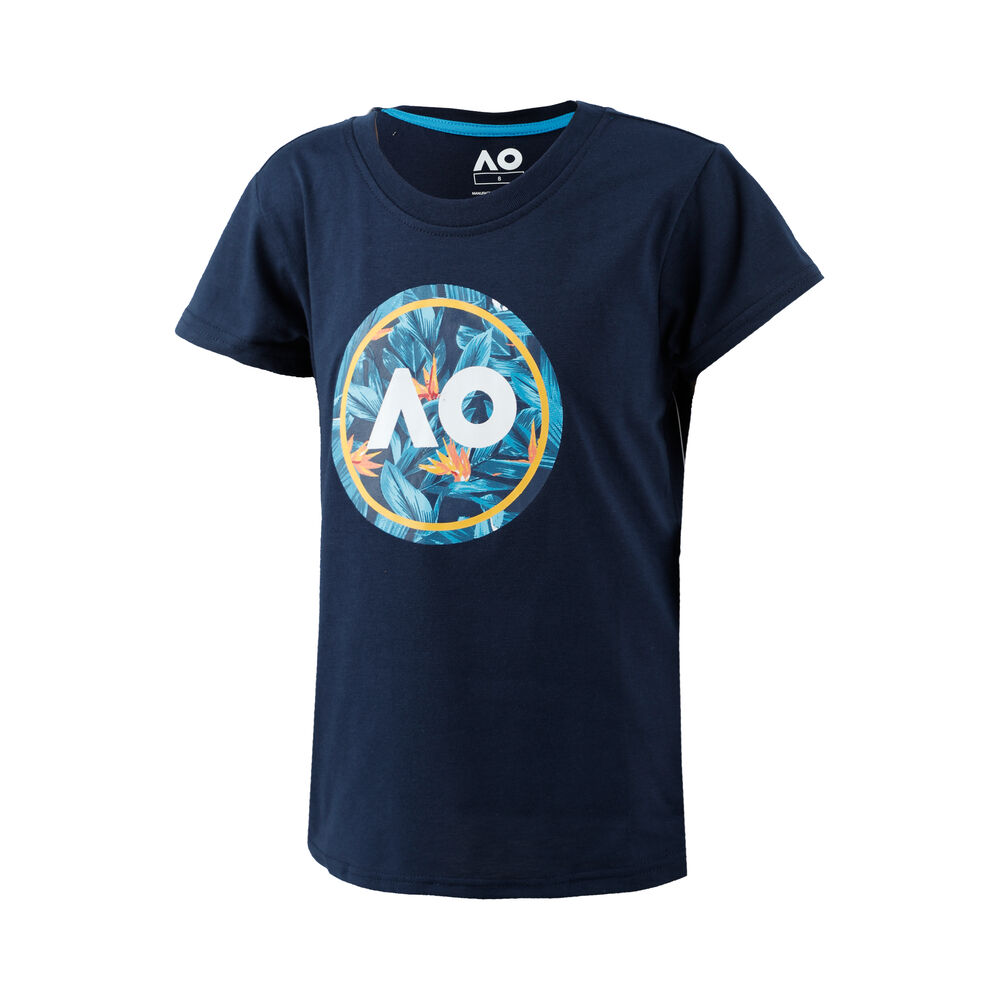 Australian Open 2121 Round T-shirt Enfants - Bleu Foncé , Multicouleur