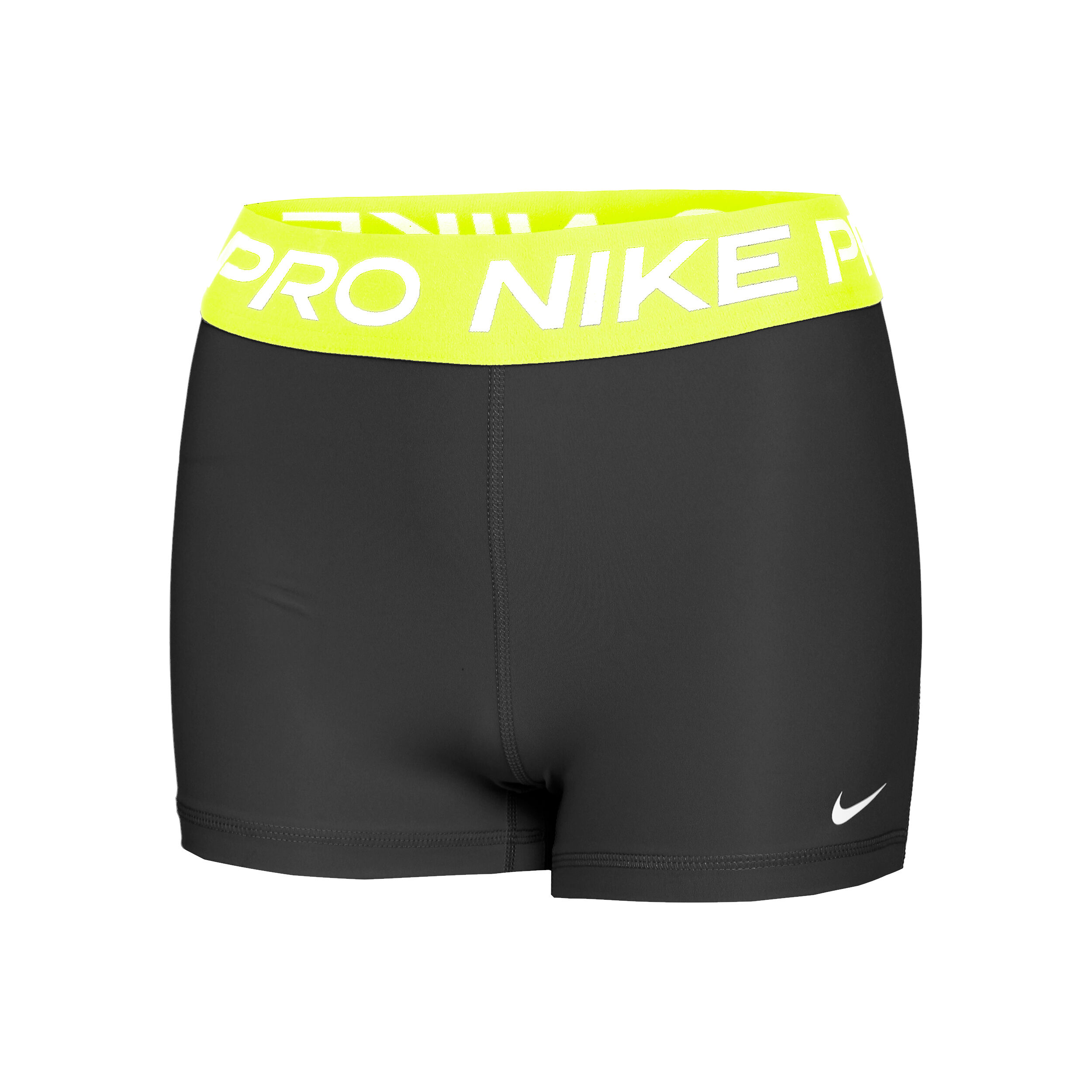 Buy Nike Performance 365 3in Short Avec Poche balles Femmes Noir Jaunes Fluo online Tennis Point FR