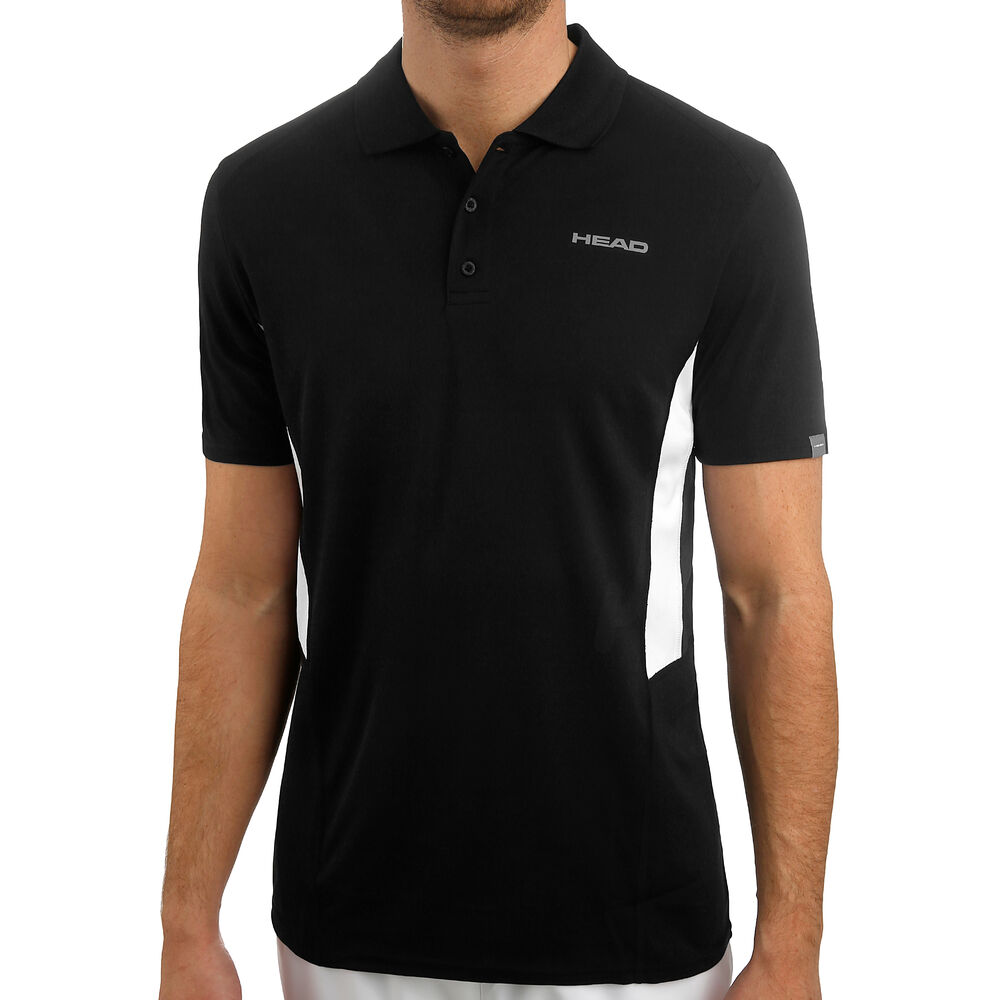 HEAD Club Tech Polo Hommes - Noir , Blanc