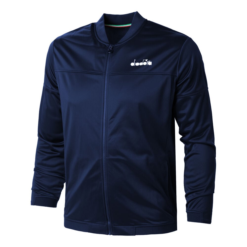 Diadora Court Club Veste De Survêtement Hommes - Bleu Foncé